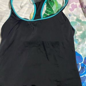 Black and blue Tanikini top Victoria’s Secret